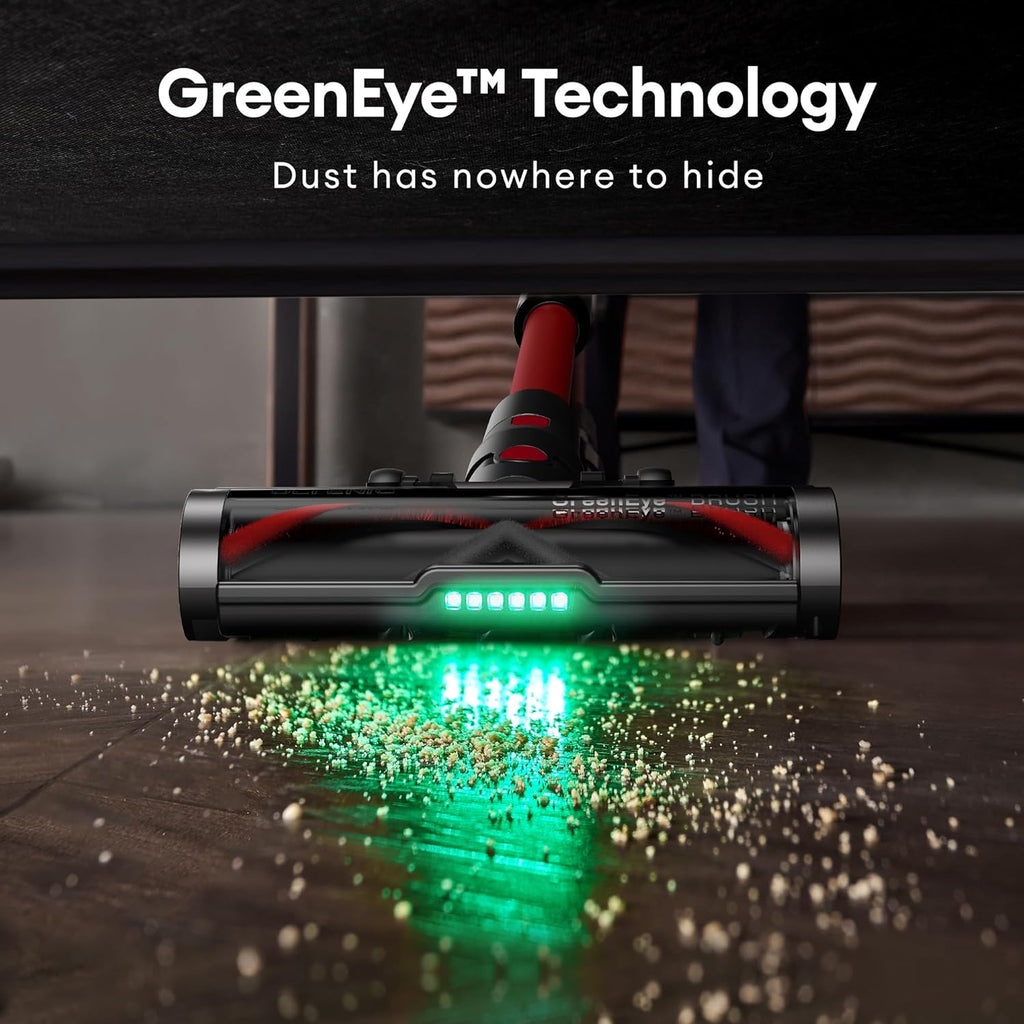 Ultenic Cordless Vacuum Cleaner, 600W 55Kpa 60Mins Vacuum Cleaners for Home, with 180°Bendable Wand, Anti-Tangle Brush, Charging Dock, Stick Vacuum Cordless for Pet Hair/Carpet/Floor/Car
