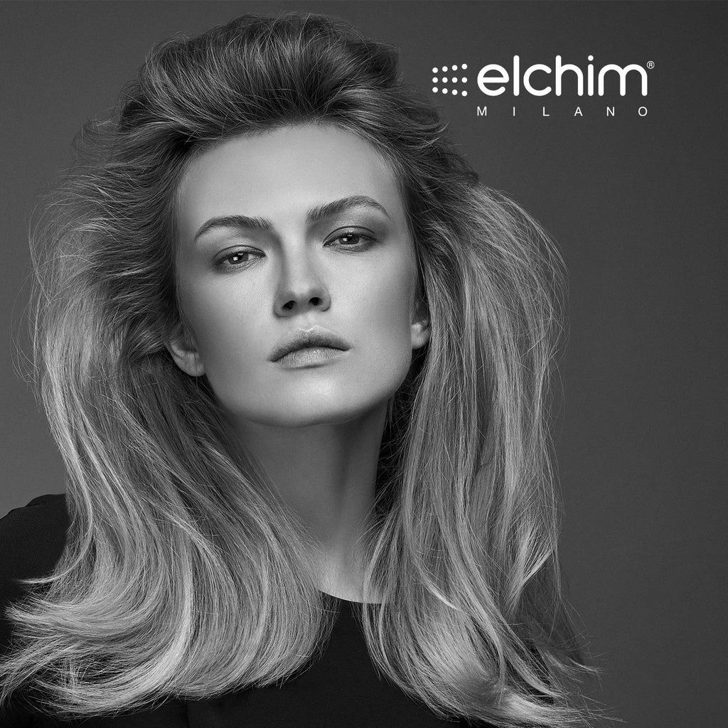 Elchim 3900 Light Ionic Professional Dryer, Lightweight with 2 Concentrators Included, Black