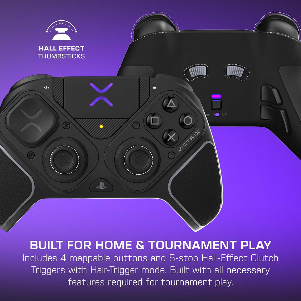 Bundle of Turtle Beach Atlas 200 Wired Gaming Headset Officially Licensed for PS5 & PS4 - Black + Victrix Pro BFG Reloaded Wireless Gaming Controller Officially Licensed for PS5, PS4, PC