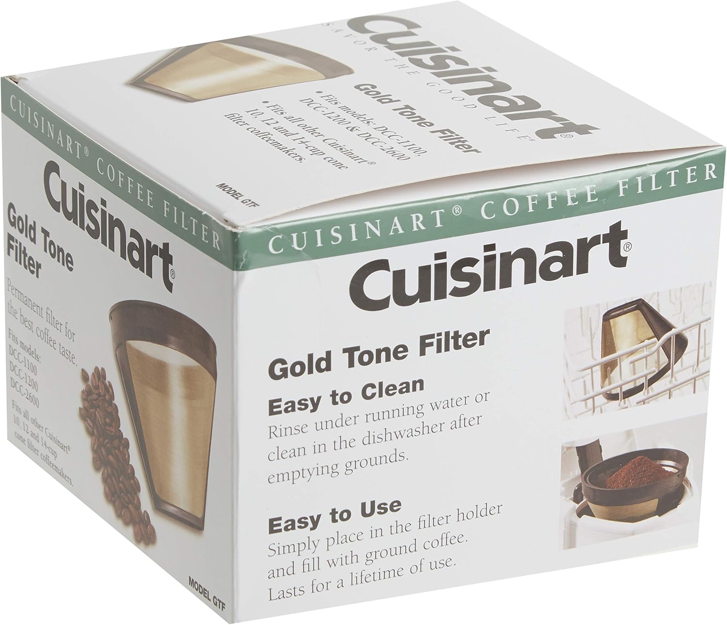 Cuisinart 12 Cup Coffee Maker Bundle with Gold Tone Filter