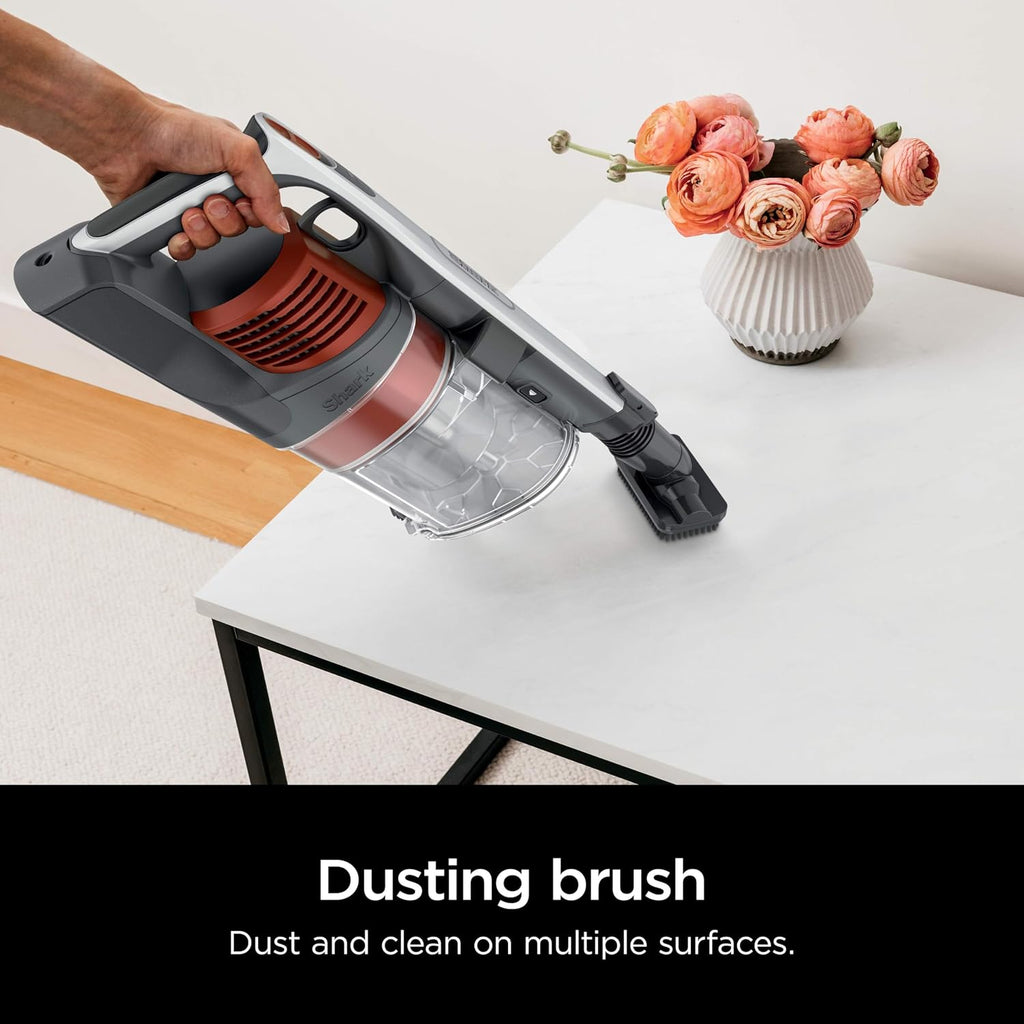 Shark Pet Pro Cordless Stick Vacuum with MultiFLEX, HEPA Filter, Lightweight, Powerful Suction, 40min Runtime, Removable Hand Vacuum, Includes Crevice Tool & Dusting Brush, UZ351H (Renewed)