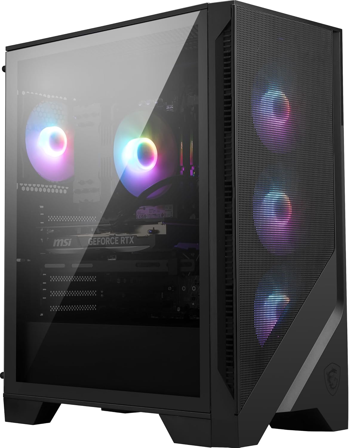 msi Codex Z2 Gaming Desktop: AMD R7-8700F, GeForce RTX 4070, 32GB DDR5, 2TB m.2 NVMe SSD, USB Type-C, VR-Ready, Windows 11 Home : A8NUE-274US