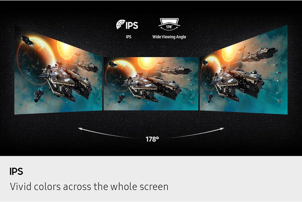 SAMSUNG 27' Odyssey G5 G53F QHD Resolution Gaming Monitor, HDR10, 200Hz Refresh Rate, IPS Panel, AMD FreeSync™ Premium, Black Equalizer, Auto Source Switch, LS27FG532ENXZA