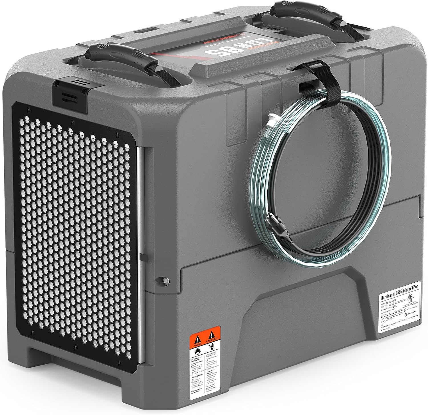 Abestorm LGR85 Commercial Dehumidifiers with Pump, 180 PPD Industrial Dehumidifier for Basement, Crawl Space, Warehouse, Auto Defrosting, 5 Years Limited Warranty