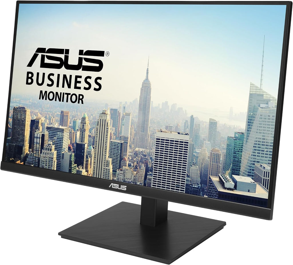 ASUS 27' 4K Business Monitor (VA27UQSB) - UHD (3840 x 2160), IPS, Frameless, HDR10, DisplayPort, Dual HDMI, Speakers, Eye Care, Ergonomic, pivot, swivel, height adjustable, DisplayWidget, 3yr warranty