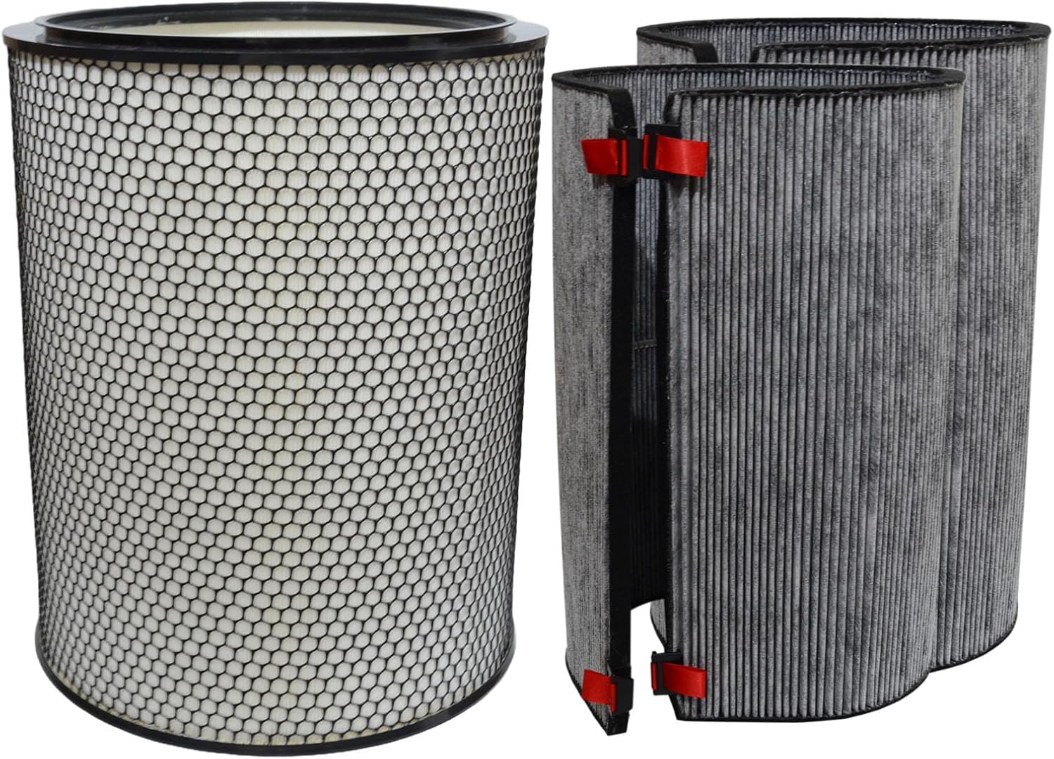 PUREBURG Replacement Filter Set Compatible with Dyson BP03 BP04 BP06 Purifier Big+Quiet Formaldehyde Extra Large, HEPA + 2 Carbon Filter (972132-01 & 972133-02)