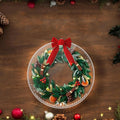 Transparent Lego 10340 Christmas Wreath Dustproof Acrylic Display Case