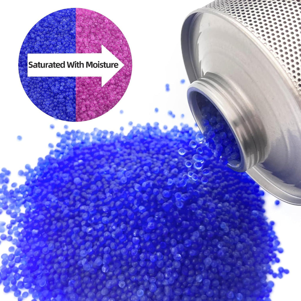 Wisesorb 800 Gram Gun Safe Dehumidifier, 6 Pack of 1.77 LBS Rechargeable Dehumidifier Blue to Pink Silica Gel Desiccant Moisture Absorbers, Dehumidifiers for Room, Bedroom, Safe, Closet, Bathroom, Car