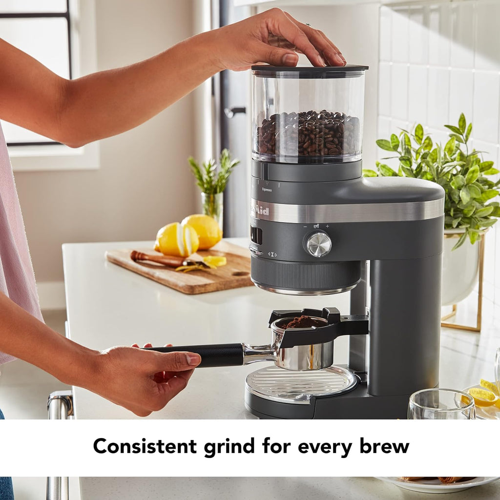 KitchenAid Burr Coffee Grinder - KCG8433 - Matte Charcoal Grey