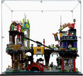 Acrylic Display Case Compatible for Lego NINJAGO City Markets #71799, Dustproof Display Case (Case Only) (Lego Sets are NOT Included)