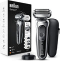 Braun Series 7 7032cs Flex Electric Razor for Men, Wet & Dry, Electric Razor, Rechargeable, Cordless Foil Shaver with Beard Trimmer and Charging Stand, Silver