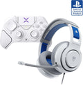 Bundle of Turtle Beach Atlas 200 Wired Gaming Headset Officially Licensed for PS5 & PS4 - White + Victrix Pro BFG Reloaded Wireless Gaming Controller Officially Licensed for PS5, PS4, PC - White