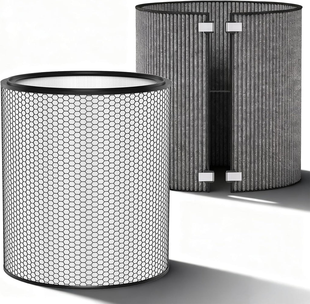 BP03 Filter Replacement Compatible with Dyson Purifier Big + Quiet Formaldehyde BP03 BP04 BP06, High-Efficient HEPA Filter and Carbon Filter for Smoke, Pet Odors, Wildfire, Part# 972132-01/972133-02