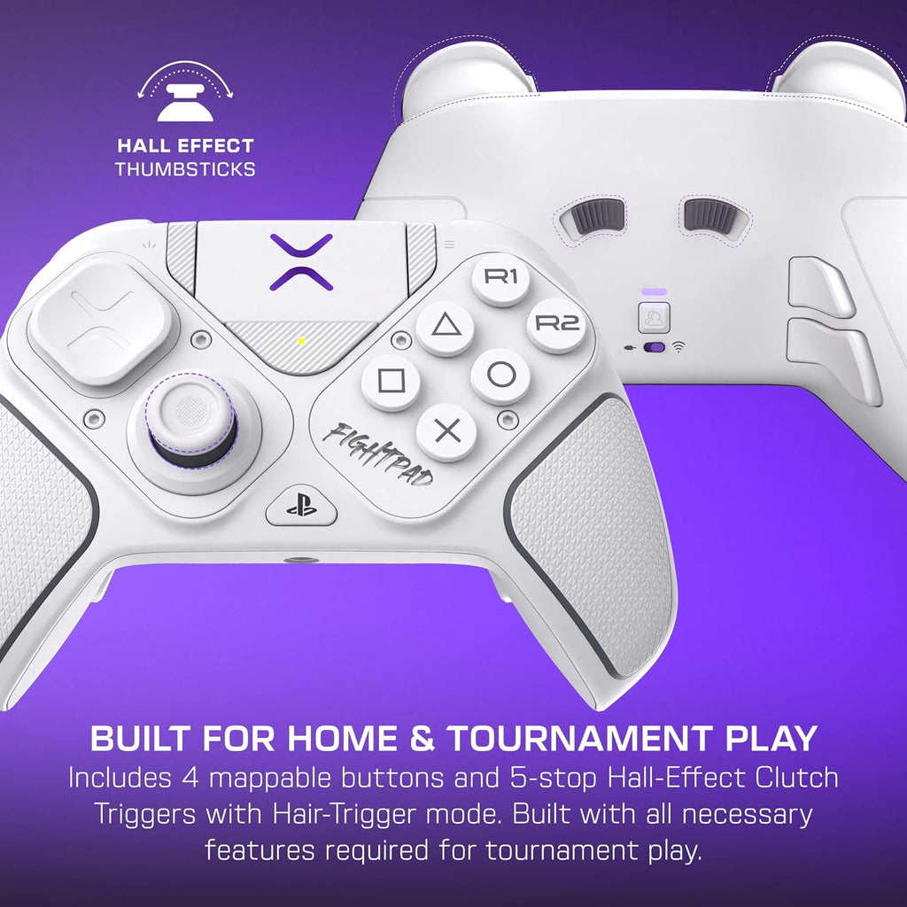 Bundle of Turtle Beach Atlas 200 Wired Gaming Headset Officially Licensed for PS5 & PS4 - White + Victrix Pro BFG Reloaded Wireless Gaming Controller Officially Licensed for PS5, PS4, PC - White