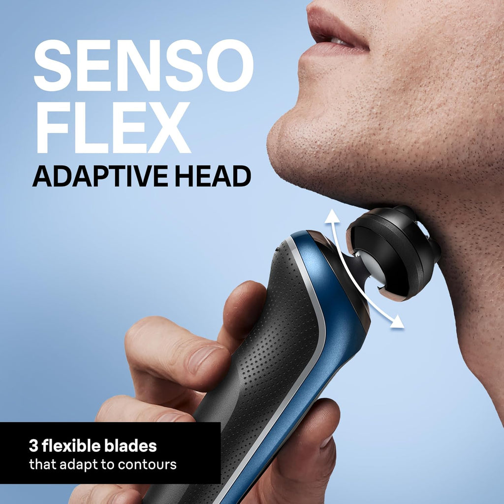 Braun Electric Shaver for Men, Series 6 6172cc, Wet & Dry Shave, Shaving Kit with SmartCare Center and Precision Trimmer