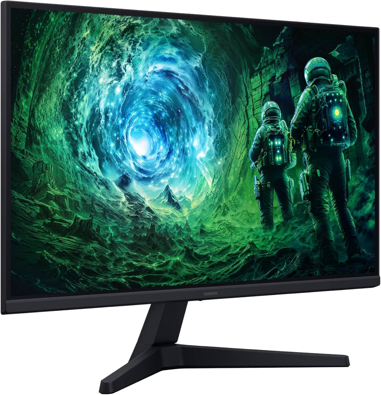 SAMSUNG 27' Odyssey G5 G53F QHD Resolution Gaming Monitor, HDR10, 200Hz Refresh Rate, IPS Panel, AMD FreeSync™ Premium, Black Equalizer, Auto Source Switch, LS27FG532ENXZA