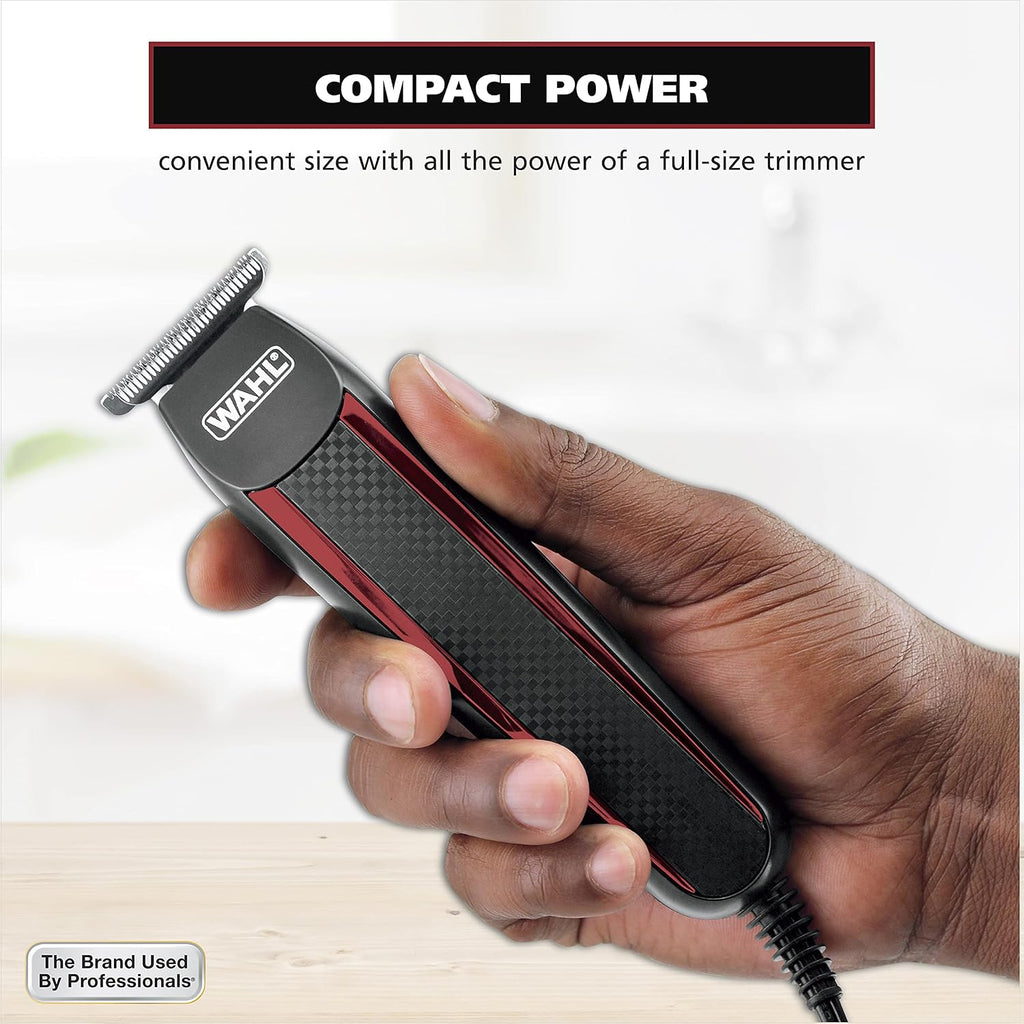 Wahl Edge Pro Bump Free Corded Beard Trimmer for Men Touch Up Trimmer & Grooming Detailer Kit – Perfect for Edging Beards,Mustaches,Hair,& Stubble,– Model 9686-300,(Pack of 3)