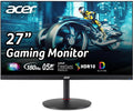 Acer Nitro 27' WQHD 2560 x 1440 PC Gaming IPS Monitor | AMD FreeSync Premium Up to 180Hz Refresh 0.5ms DCI-P3 95% 1 Display Port 1.2 & 2 HDMI 2.0 XV271U M3bmiiprx,Black