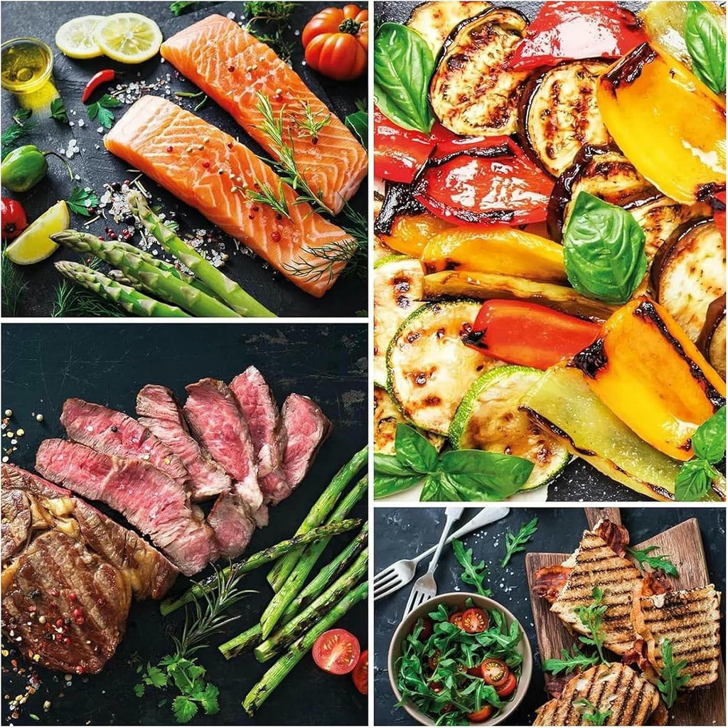 Small Steak Oven, Portable Indoor Broiler, 1500°F Stainless Steel Barbecue Grill with 6/8-Tier Adjustable Rack, Steak Cooker Machine for BBQ,110V