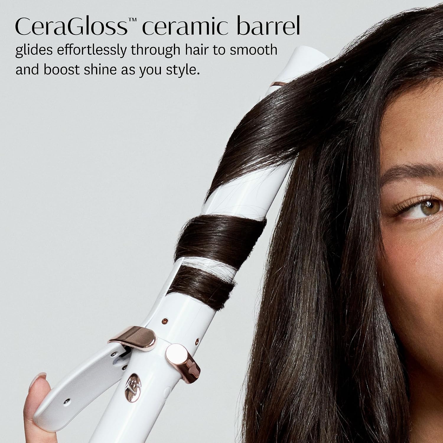 T3 SinglePass Curl X Extra-Long Barrel 1', 1.25', 1.5' Curling Iron with 9 Heat Settings and Ceramic Barrel for Fast Styling and Lasting Results on All Hair Types