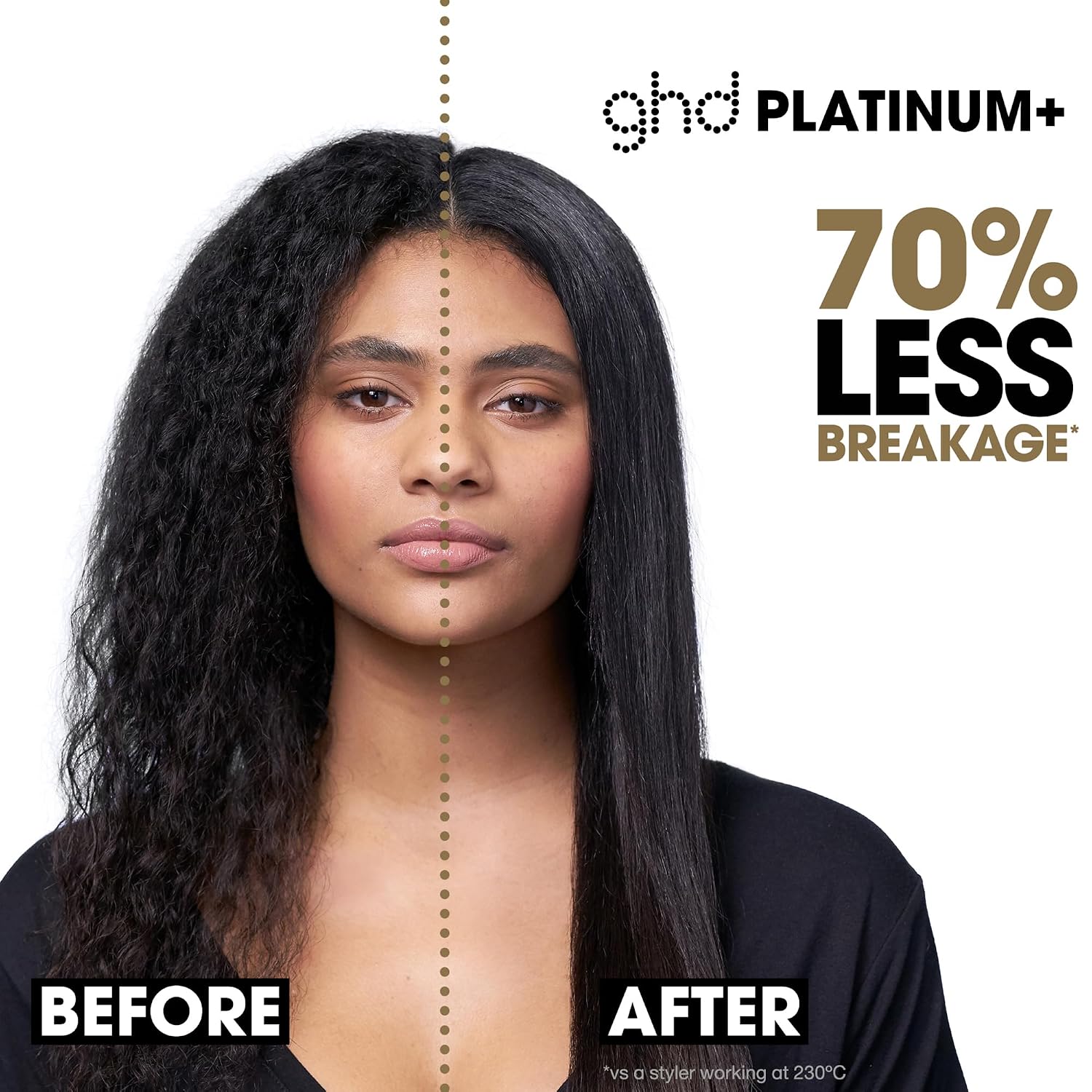 ghd Platinum+ Styler ― 1' Flat Iron Hair Straightener, Professional Ceramic Hair Styling Tool for Stronger Hair, More Shine, & More Color Protection