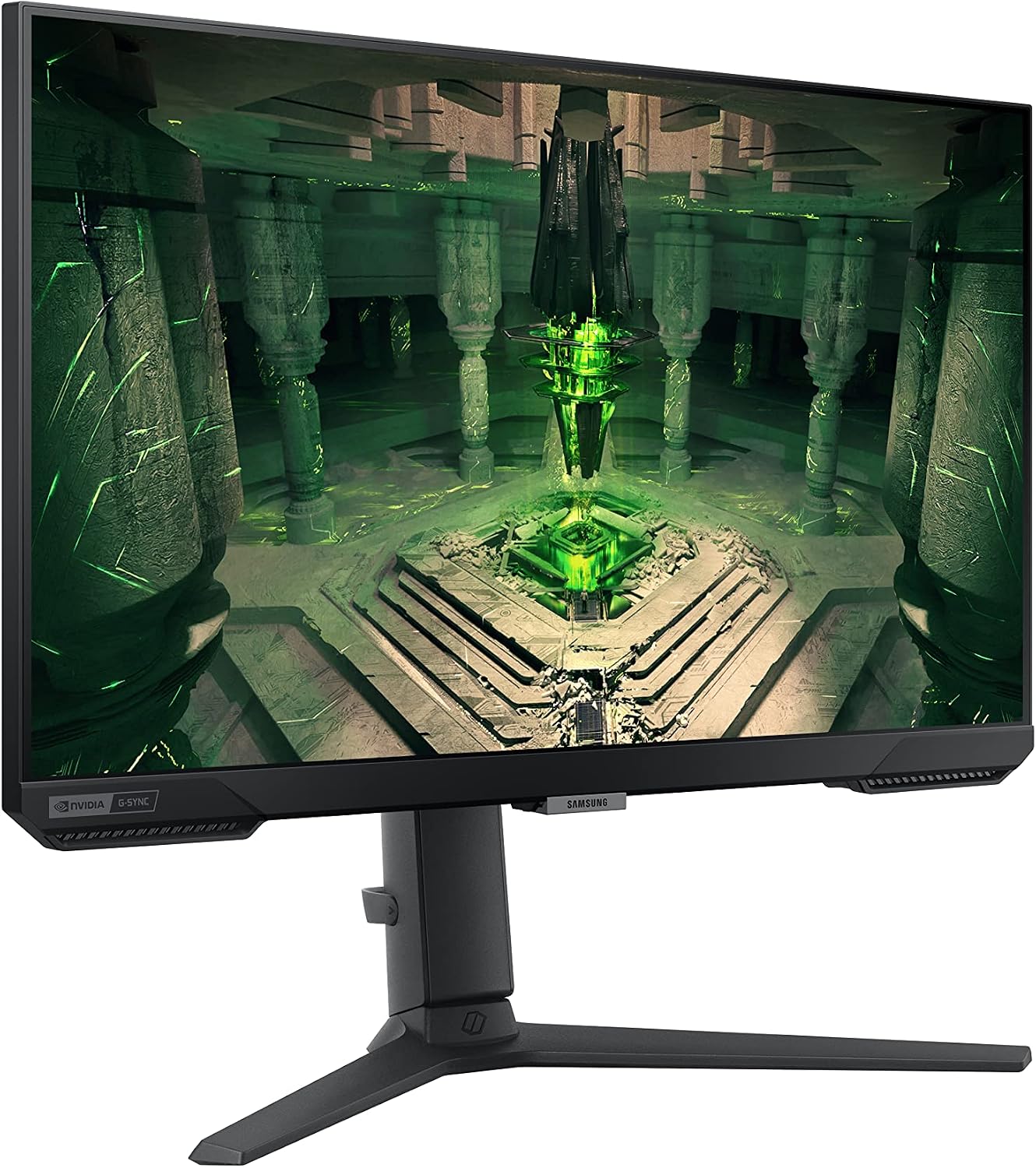 SAMSUNG 25' Odyssey G4 Series FHD Gaming Monitor, IPS, 240Hz, 1ms, G-Sync Compatible, AMD FreeSync Premium, HDR10, Ultrawide Game View, DisplayPort, HDMI, Fully Adjustable Stand, LS25BG402ENXGO