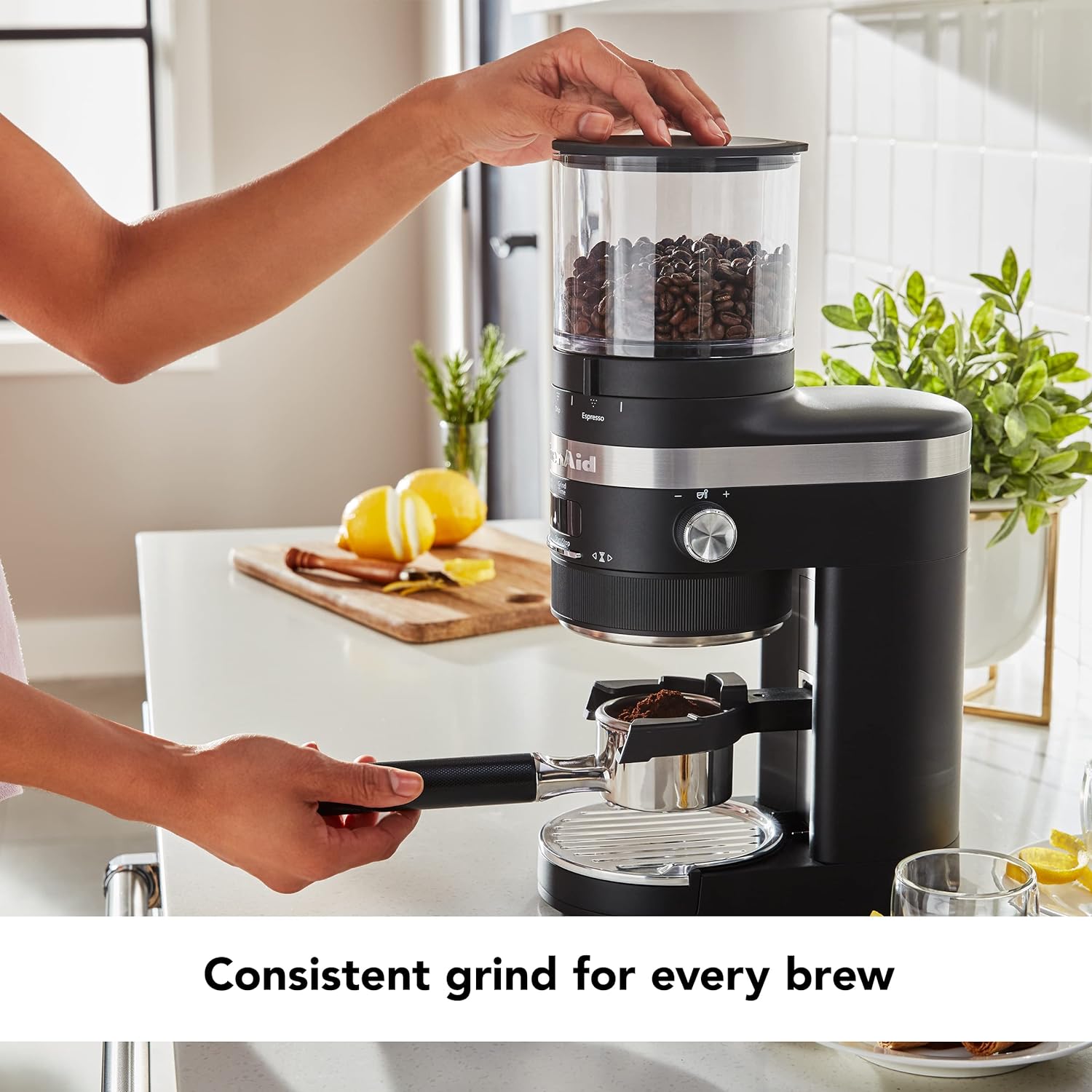 KitchenAid Burr Coffee Grinder - KCG8433 - Black Matte