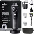 Braun Series 9 All-in-One Beard & Body Grooming Kit for Men, Cordless Trimmer, Hair Clippers & Shaver for Face, Hair & Body with Gillette Labs Razor, AIO 9535