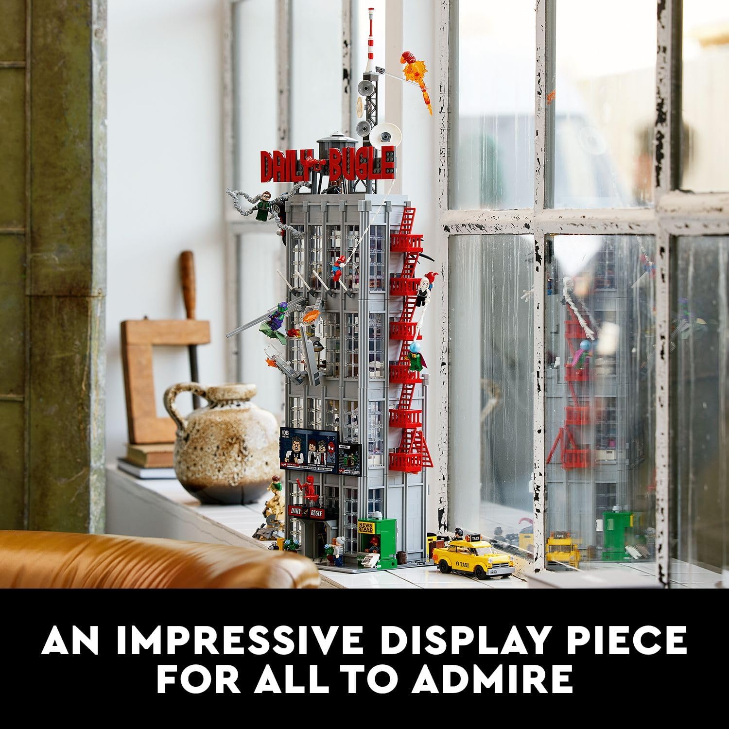 LEGO Marvel Spider-Man Daily Bugle Building Sets for Adults - Display as Office or Book Shelf Decor - Gifts for Christmas - 25 Minifigures - 76178