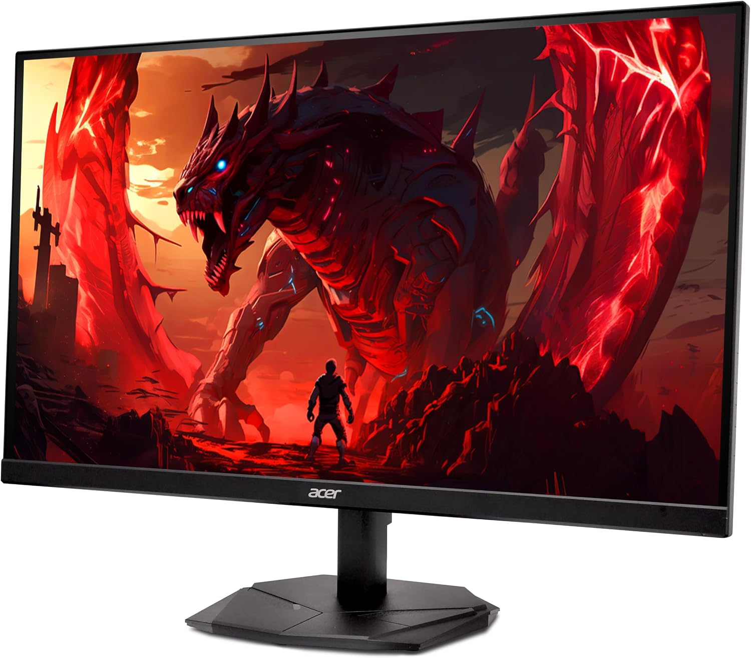 acer Nitro 27 Inch QHD 2560 x 1440 IPS Gaming Monitor | AMD FreeSync | Up to 180Hz Refresh | Up to 0.5ms | DCI-P3 95% | HDR 10 Support | One Display Port 1.2 & Two HDMI 2.0 | KG271U N3bmiipx