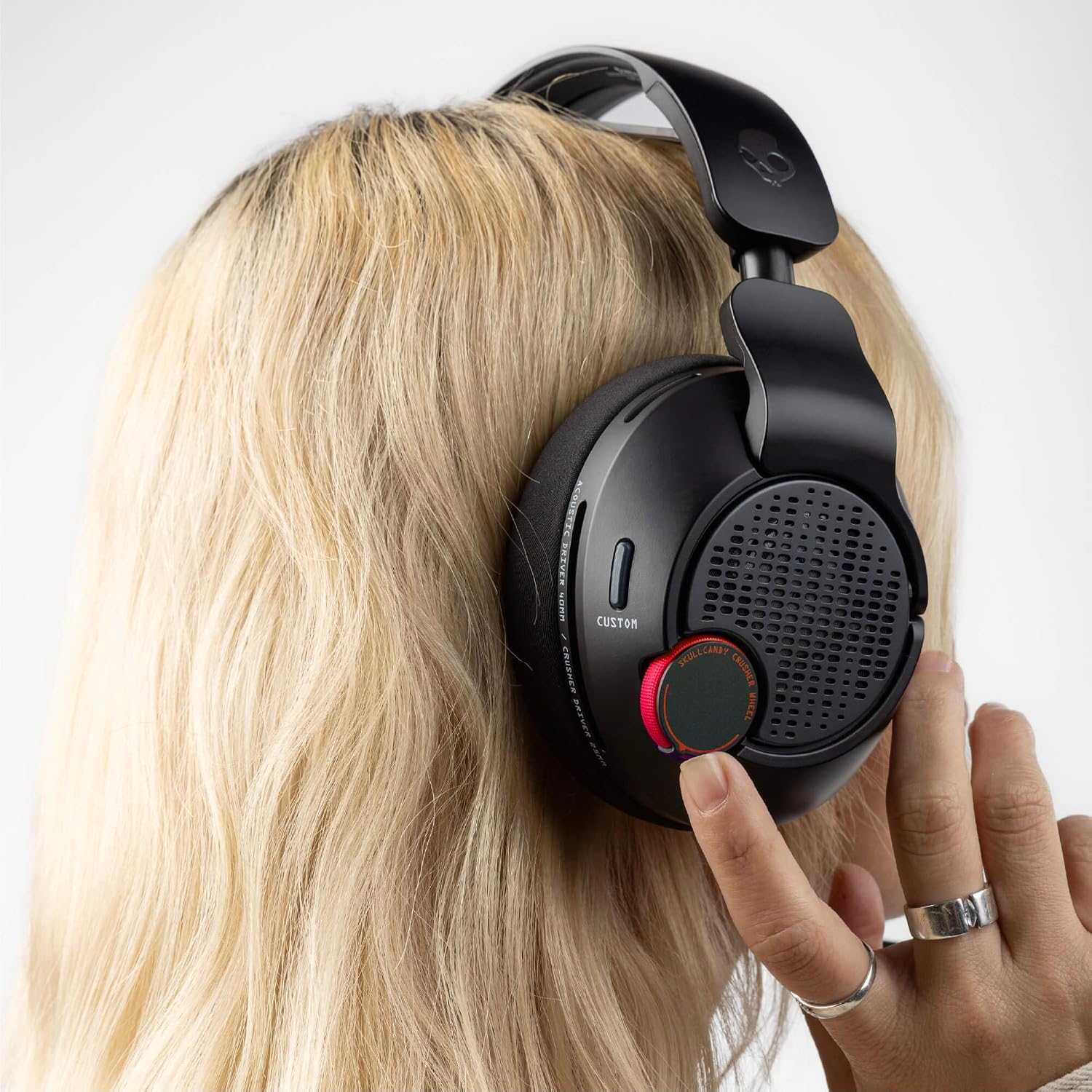 Skullcandy Crusher PLYR 720 Wireless Gaming Headset, Ultimate Immersion and Comfort, THX Spatial Audio, Multi-Sensory Bass and Platform- Digi-Black, Removable Mic, PC, PlayStation, Nintendo