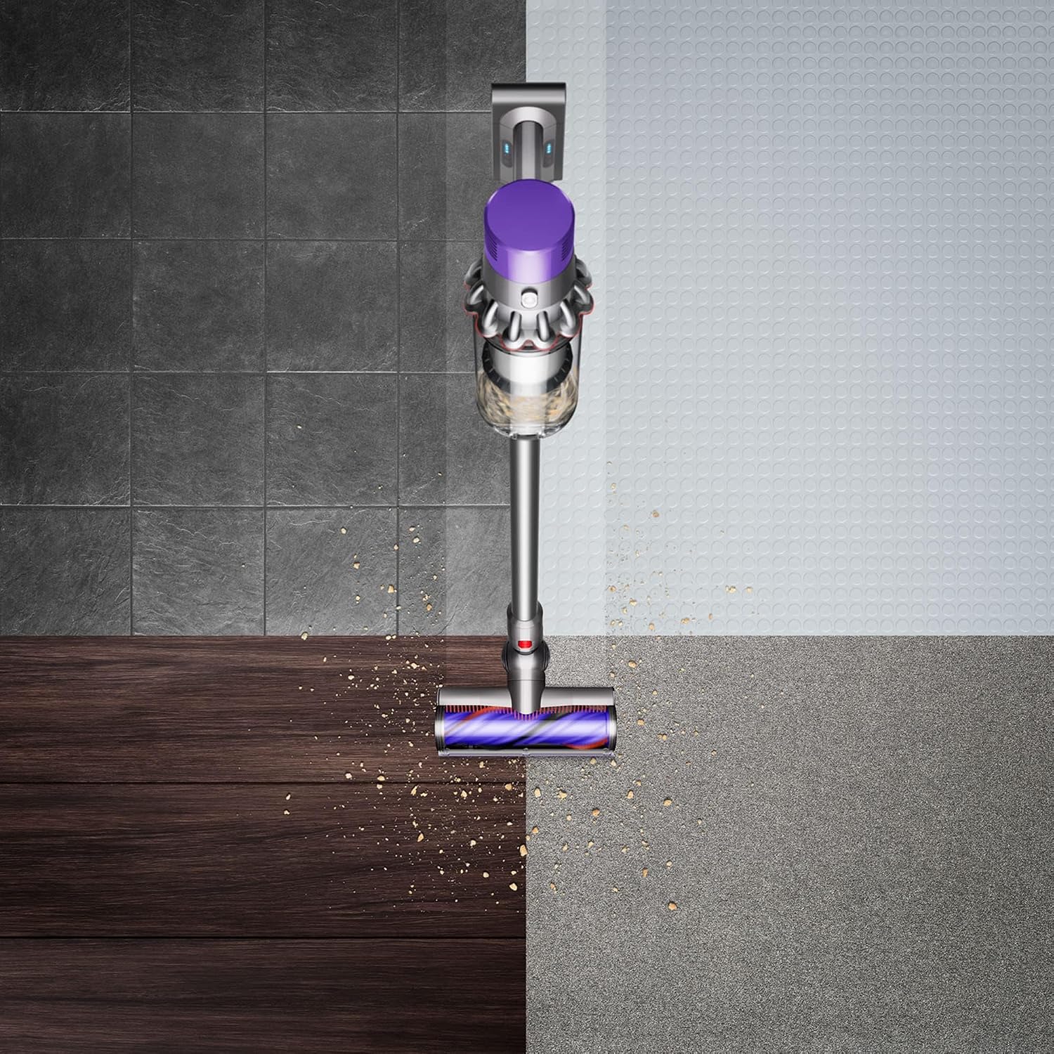 Dyson Cyclone V10 Animal Lightweight Cordless Stick Vacuum Cleaner (Renewed) (Purple)