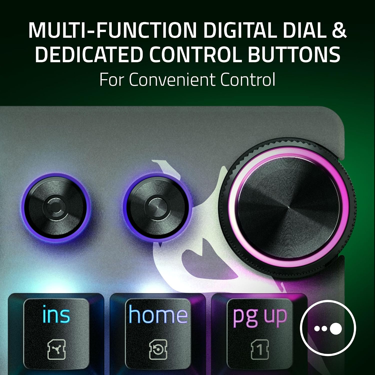 Razer Huntsman V3 Pro TKL 8KHz Esports Gaming Keyboard: Analog Optical Switches Gen 2-8000 Hz Polling Snap Tap - Rapid Trigger - Adjustable Actuation - Media Controls - Niko Edition
