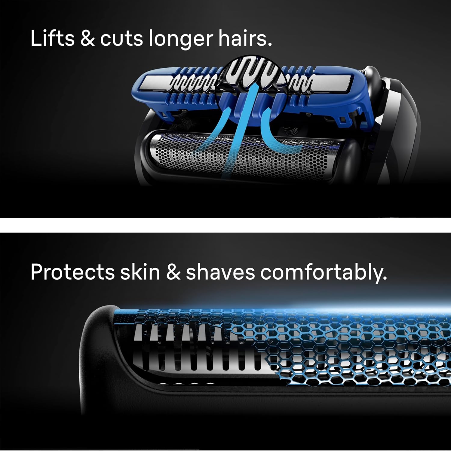 Braun Electric Razor for Men Series 6 with Precision Trimmer, Extra Shaver Head, 4-in-1 Clean & Charge Center, Travel Case, S6 6177ps