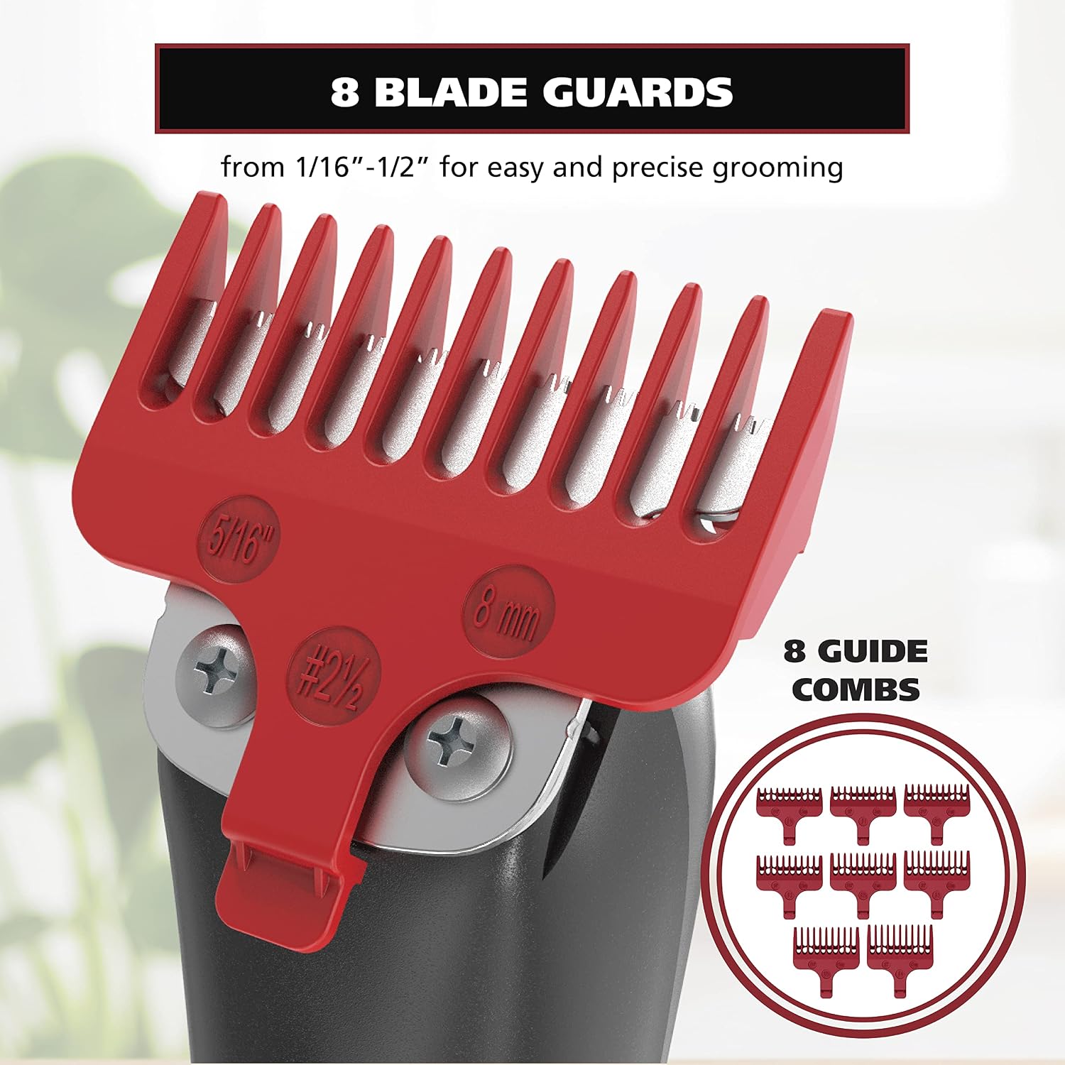 Wahl Edge Pro Bump Free Corded Beard Trimmer for Men Touch Up Trimmer & Grooming Detailer Kit – Perfect for Edging Beards,Mustaches,Hair,& Stubble,– Model 9686-300,(Pack of 3)
