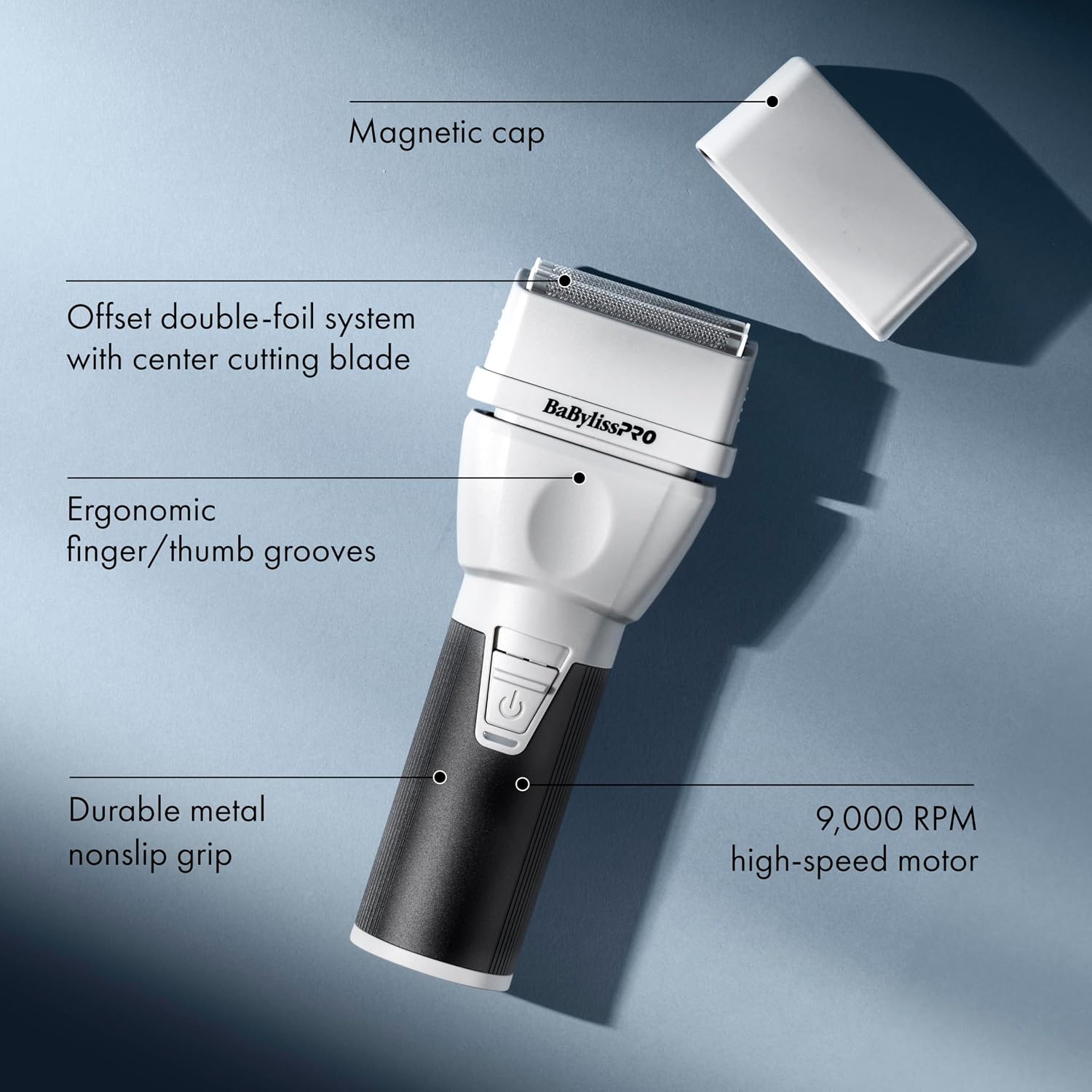 BaBylissPRO COREFX Professional Performance Double Foil Shaver