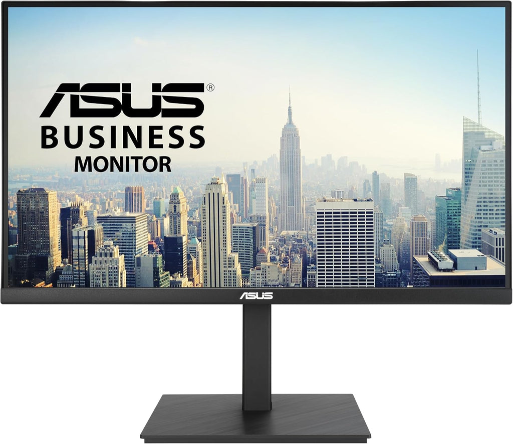ASUS 27' 4K Business Monitor (VA27UQSB) - UHD (3840 x 2160), IPS, Frameless, HDR10, DisplayPort, Dual HDMI, Speakers, Eye Care, Ergonomic, pivot, swivel, height adjustable, DisplayWidget, 3yr warranty