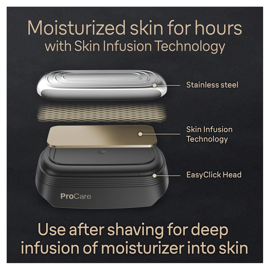 Braun Series 9 Pro 9487cc Electric Razor for Men, Wet & Dry, Rechargeable, Electric Shaver with Clean & Charge Station and ProCare Attachment, Holiday Gifts for Men