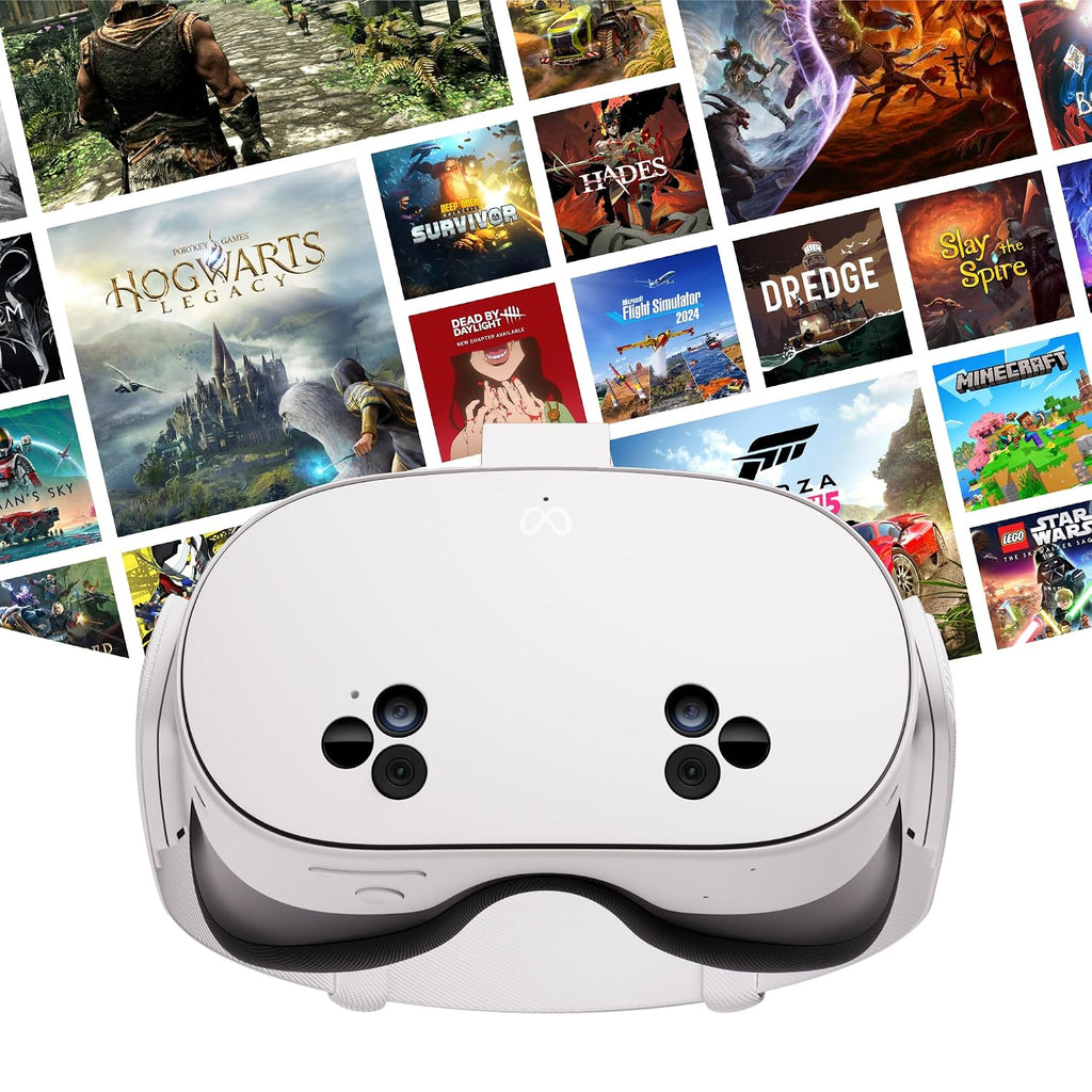 Meta Quest 3S 128GB | VR Headset — Thirty-Three Percent More Memory — 2X Graphical Processing Power — Access to 200+ Games with a Trial of Xbox Game Pass Included
