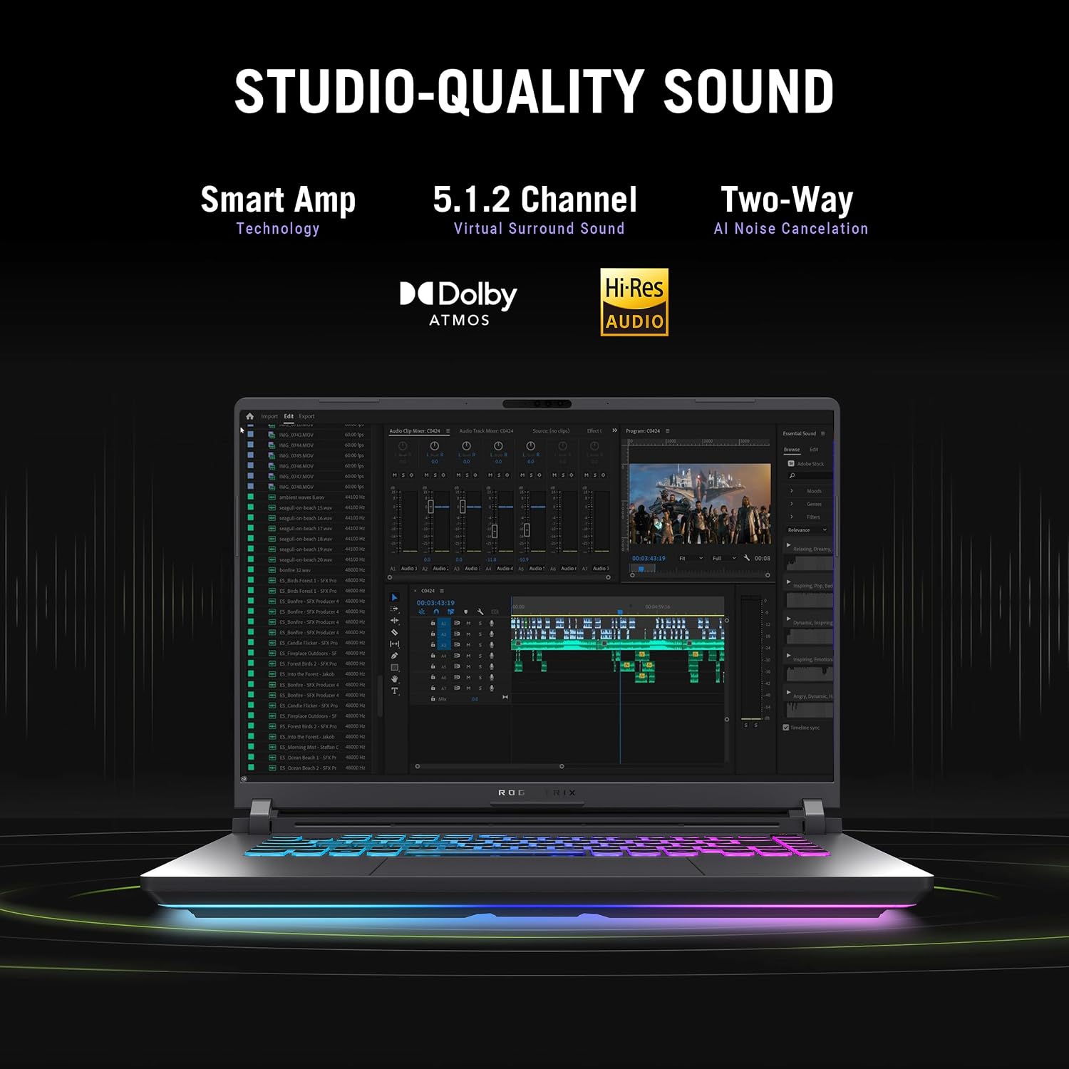 ASUS ROG Strix G16 (2025) Gaming Laptop, 16' FHD+ 16:10 165Hz/3ms Display, NVIDIA® GeForce RTX™ 5060 Laptop GPU, Intel® Core™ i7 Processor 14650HX, 16GB DDR5, 1TB Gen 4 SSD, Wi-Fi 7, Windows 11 Home