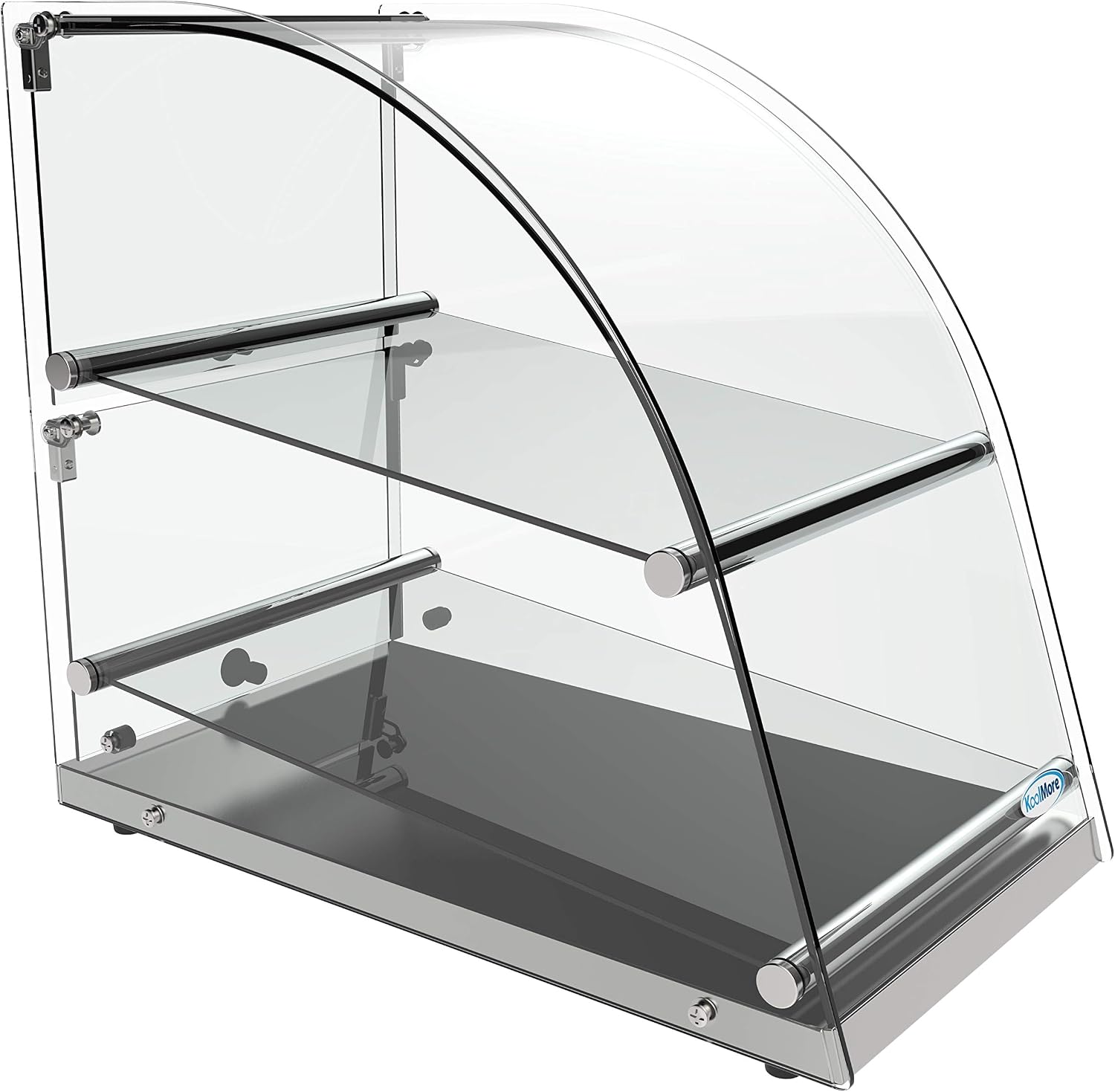 KoolMore DC-2CN Bakery Display Case, 2.4 Cu. Ft - 2 Shelves