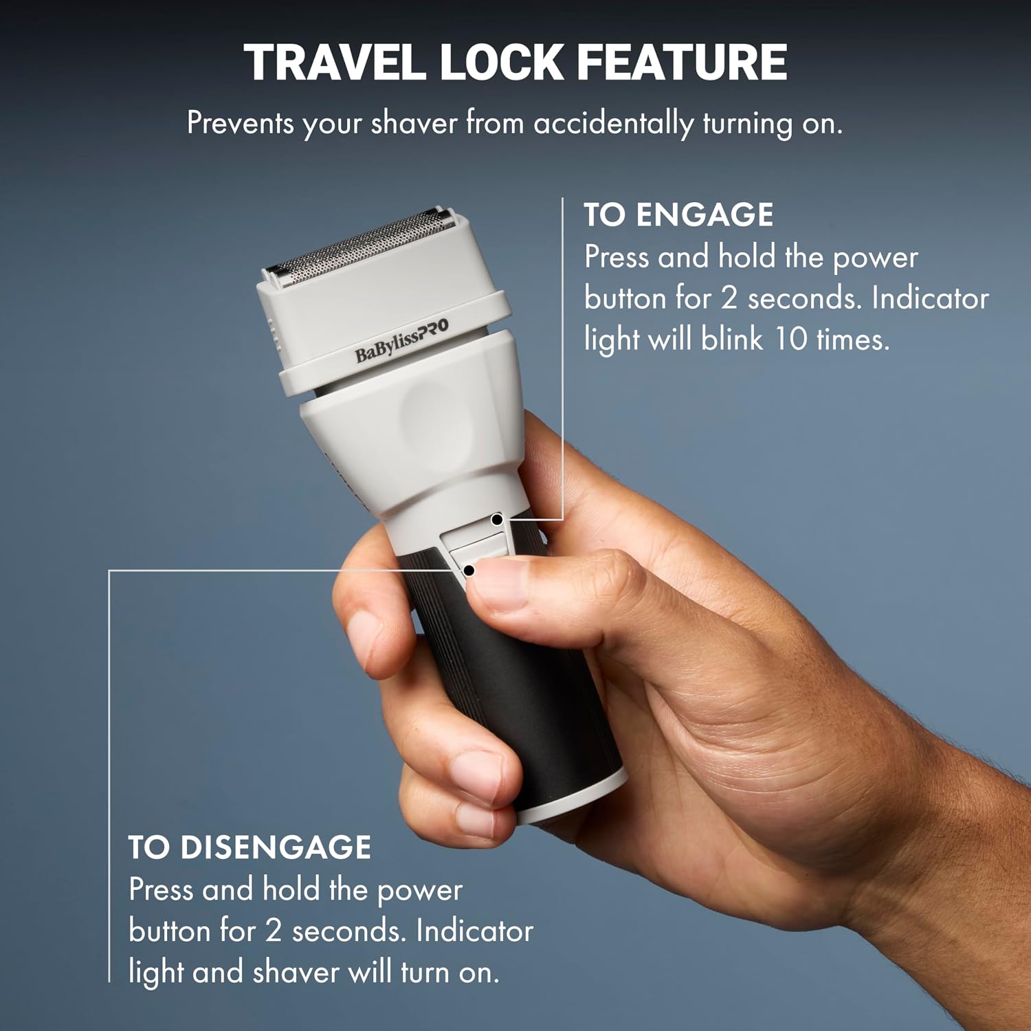 BaBylissPRO COREFX Professional Performance Double Foil Shaver
