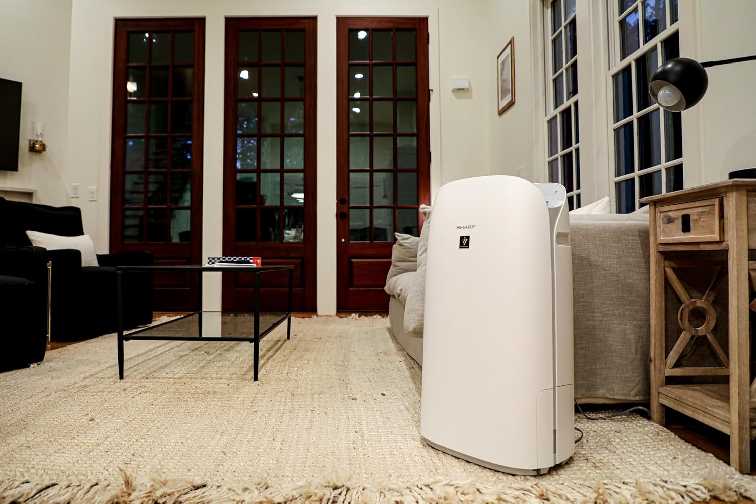 SHARP Smart Air Purifier with Humidifier Combo – Covers up to 1,913 sqft in one hour, Compatible w/Alexa & Google Asst. Energy Star 3.0, True HEPA Filter for Large Room, Bedroom - KCP70UW