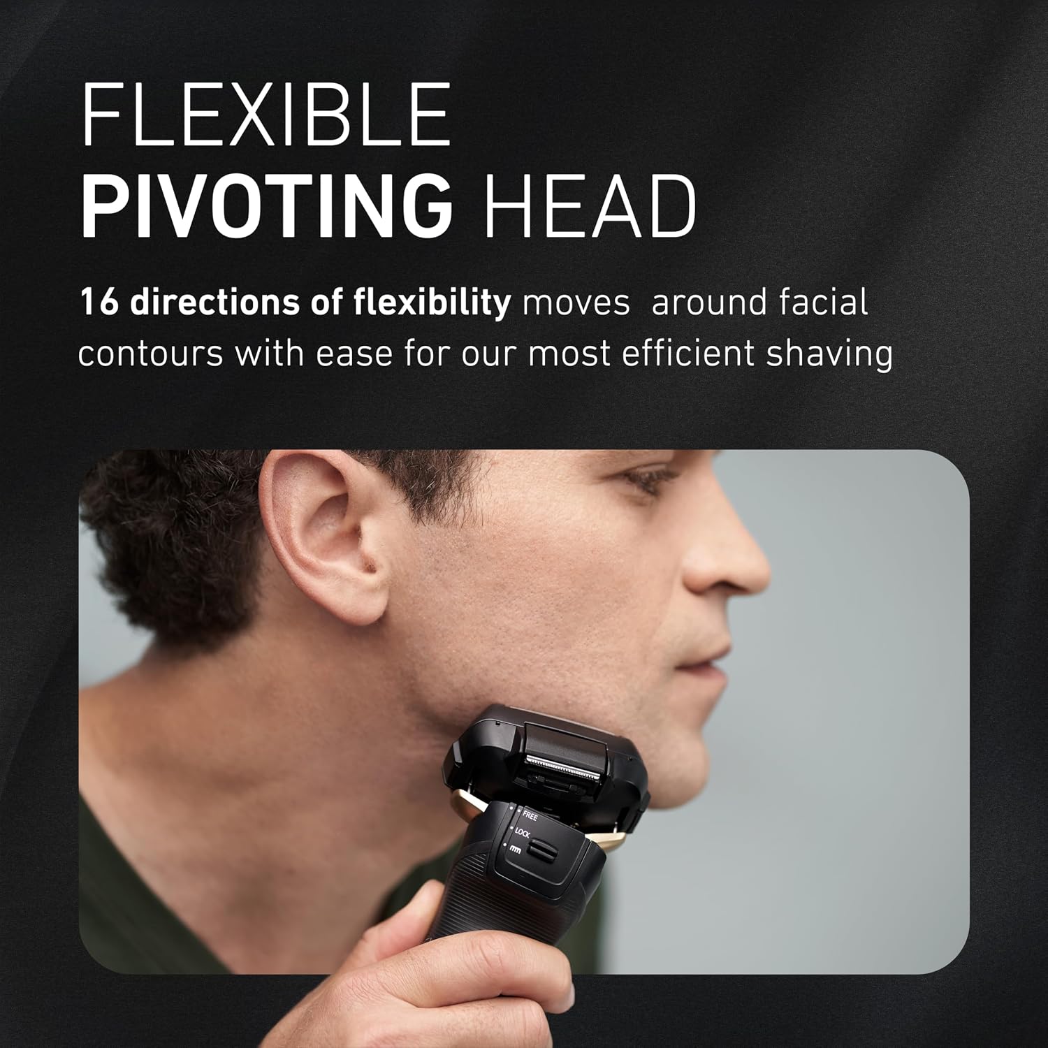 Panasonic ARC5 Electric Razor for Men with Pop-Up Trimmer, Wet/Dry 5-Blade Shaver, Men's Electric Razors for Shaving Face with Intelligent Shave Sensor and 16D Pivoting Head, ES-LV67-K (Black)