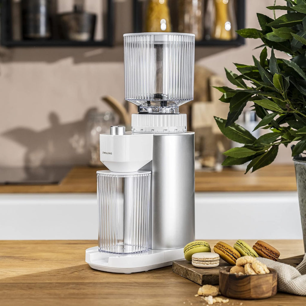 ZWILLING Enfinigy Coffee Bean Grinder, Silver