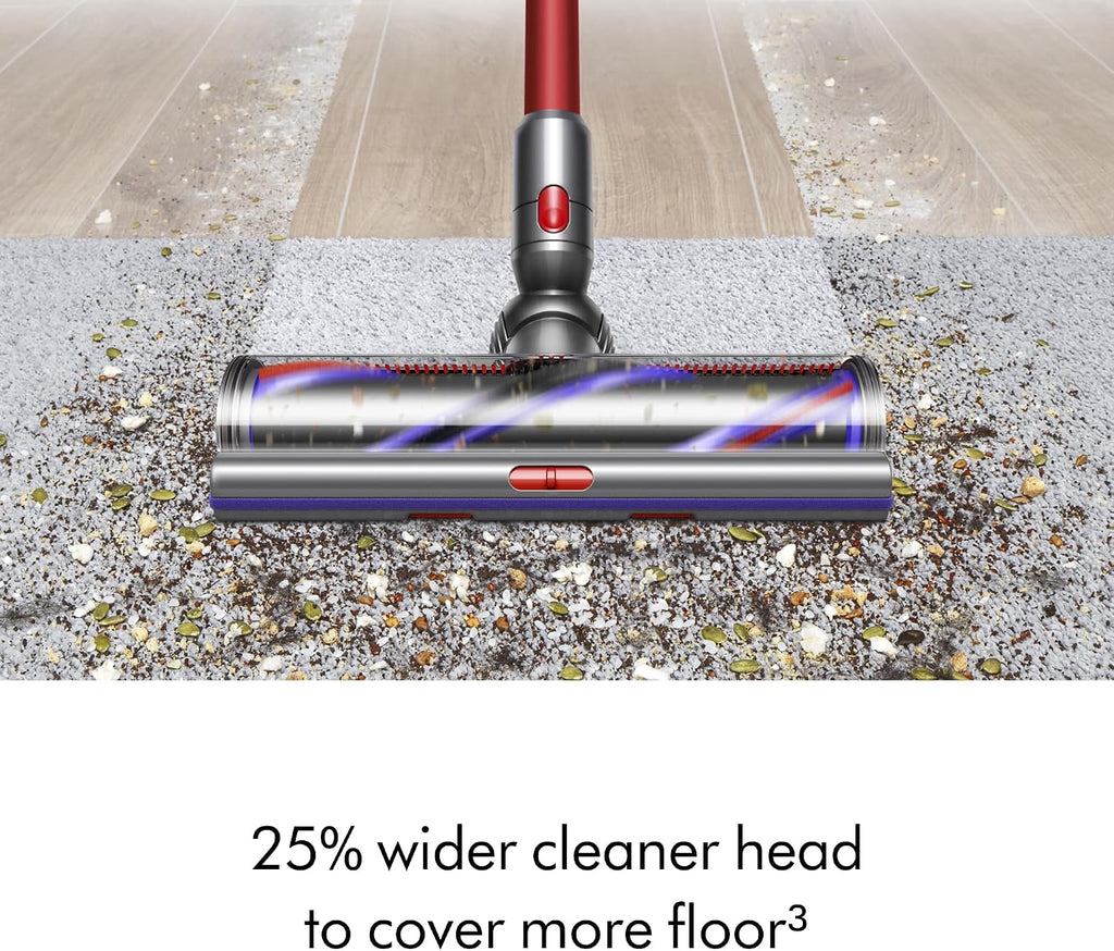 Dyson SV29 Outsize Cordless Vacuum Cleaner | Nickel/Red | Refurbished