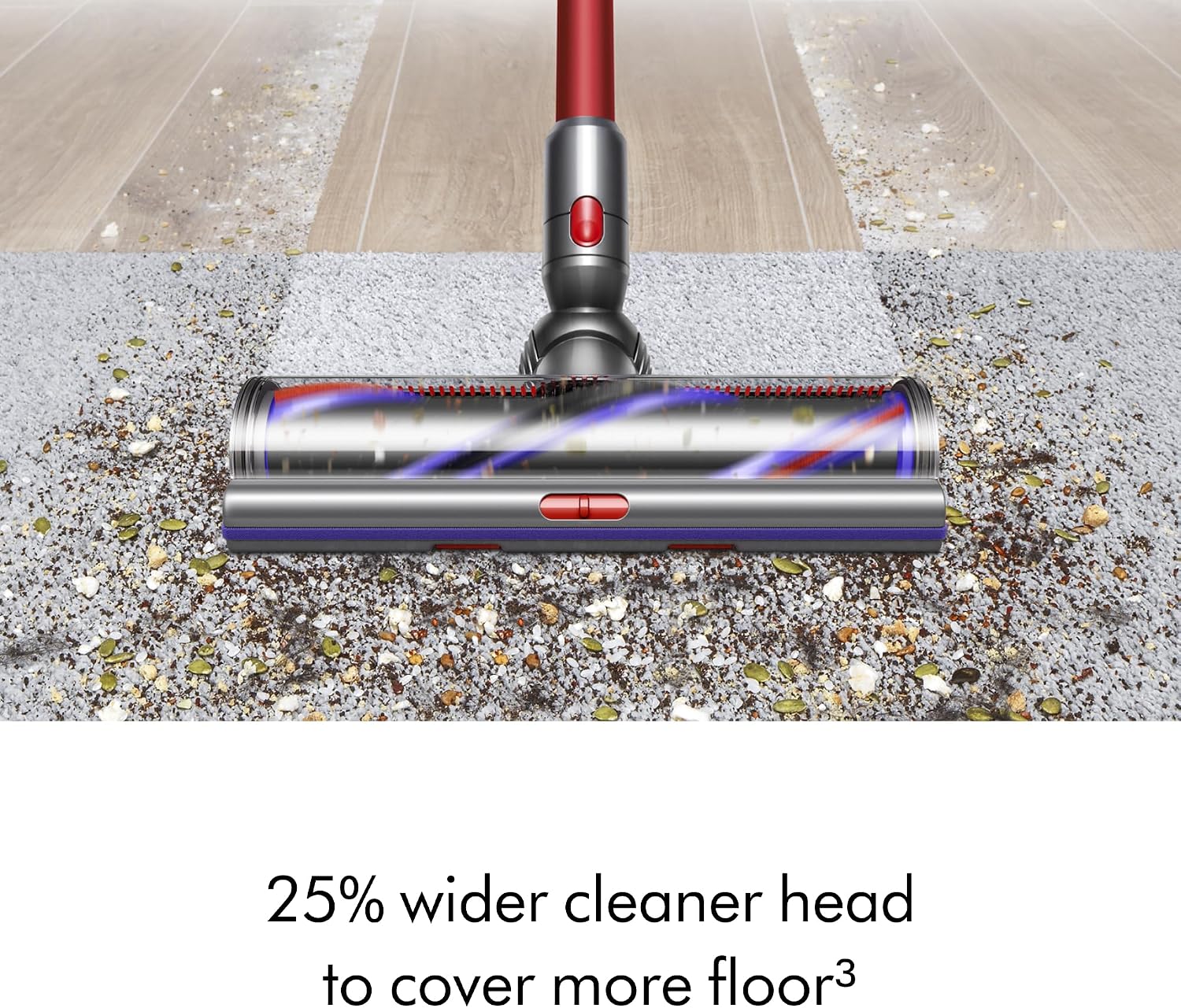 Dyson SV29 Outsize Cordless Vacuum Cleaner | Nickel/Red | Refurbished