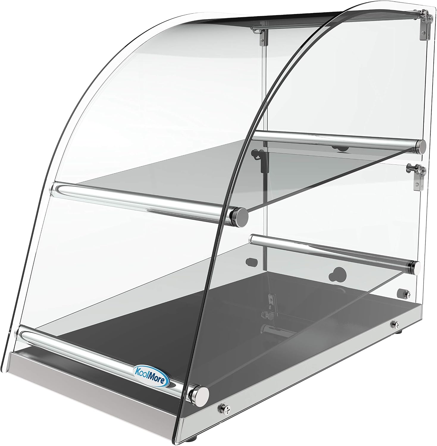 KoolMore DC-2CN Bakery Display Case, 2.4 Cu. Ft - 2 Shelves