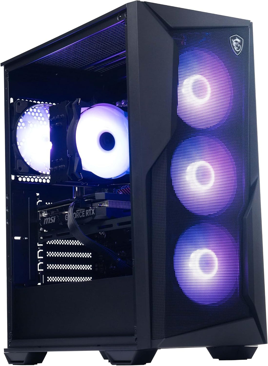 msi Codex Z2 Gaming Desktop: AMD R5-8400F, GeForce RTX 4060, 16GB DDR5, 1TB m.2 NVMe SSD, USB Type-C, VR-Ready, Windows 11 Home : B8NUC-297US