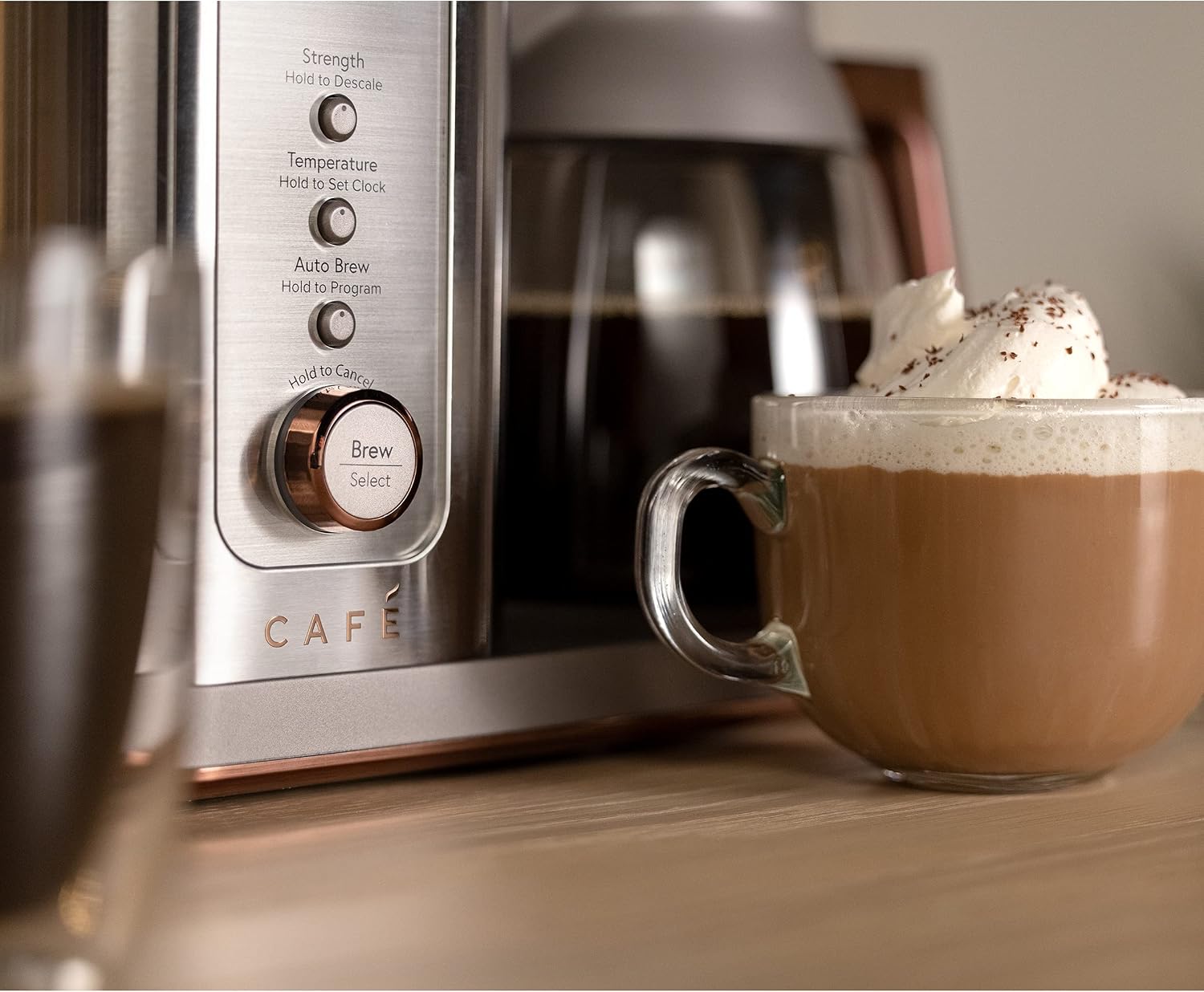 Café Specialty Drip Coffee Maker | 10-Cup Glass Carafe | WiFi Enabled Voice-to-Brew Technology | Smart Home Kitchen Essentials | SCA Certified, Barista-Quality Brew | Stainless Steel